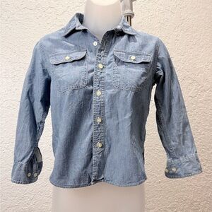 GAP Blue Button Down Shirt for Women Small